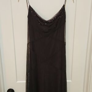 Laundry by Shelli Segal Black/purple evening dress